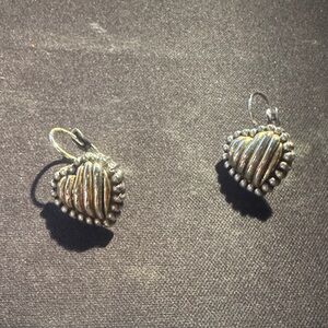 Silver Heart Earrings